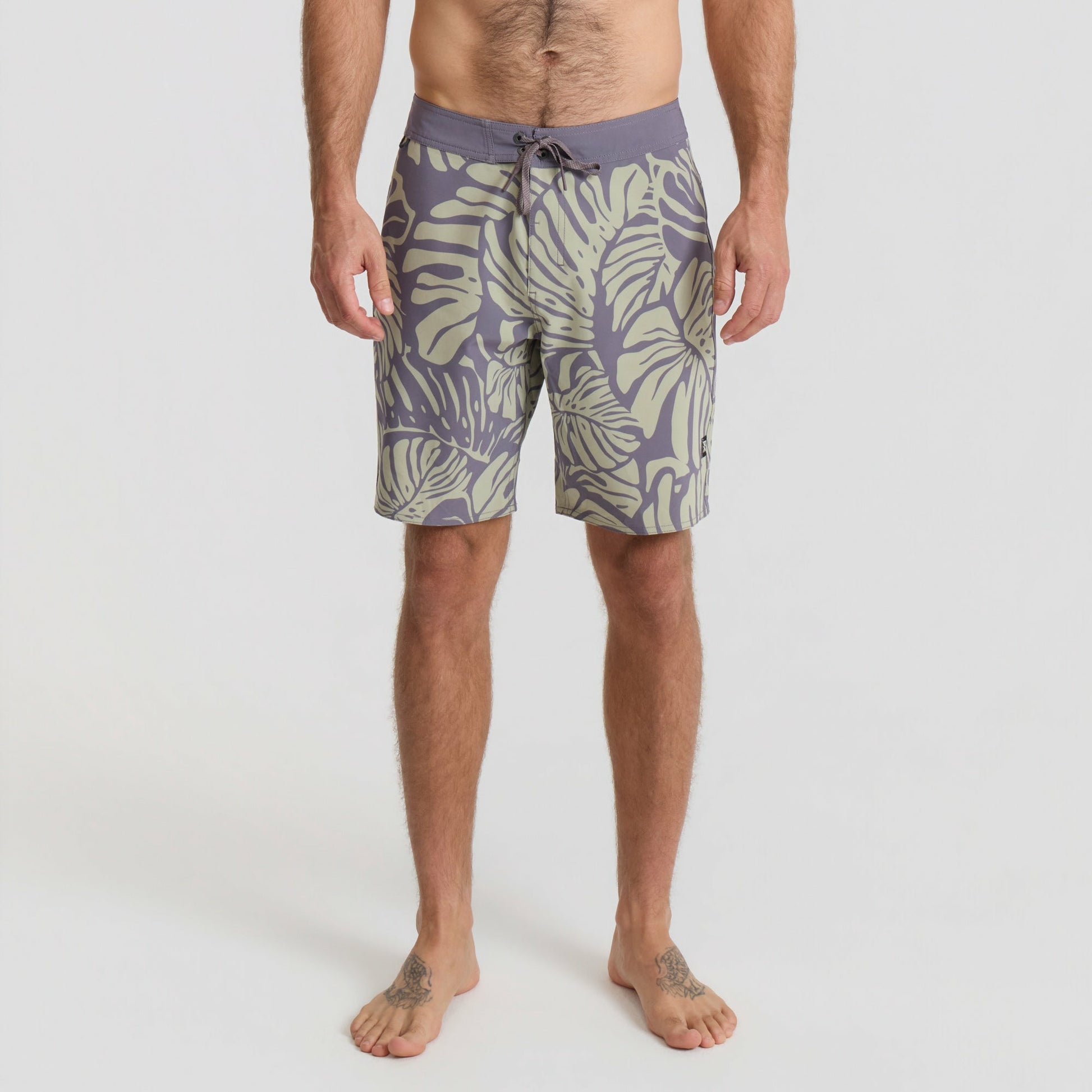 Men Passage Boardshorts in Slate Green Stripe