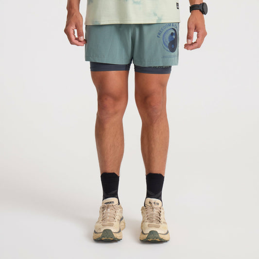 Men|Run / Active Bommer 3.5" Shorts in Slate Green
