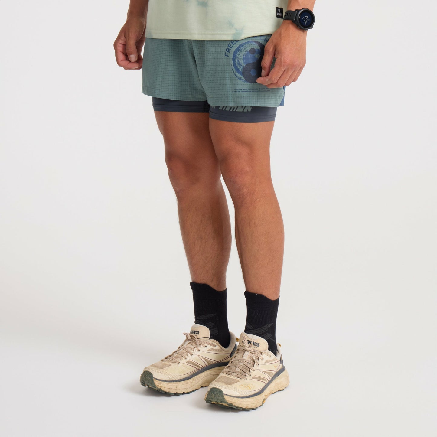 Men|Run / Active Bommer 3.5" Shorts in Slate Green
