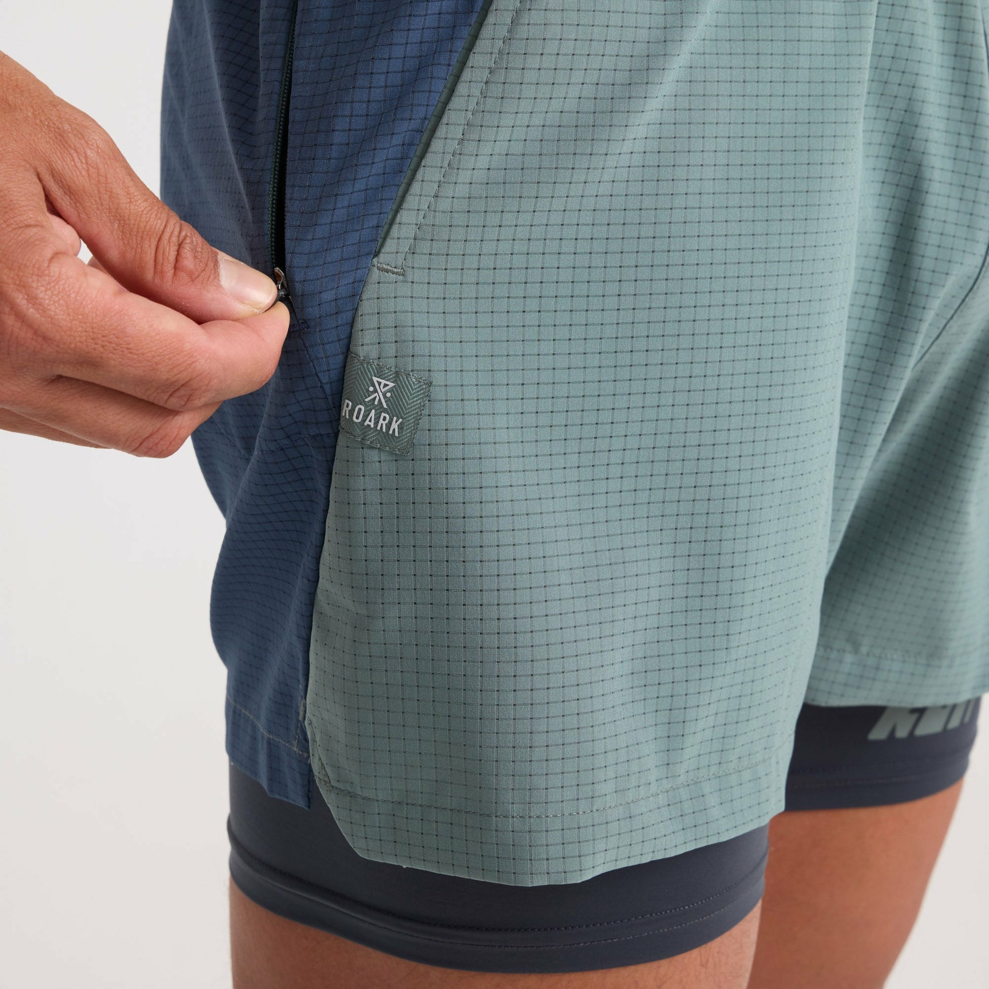 Men|Run / Active Bommer 3.5" Shorts in Slate Green