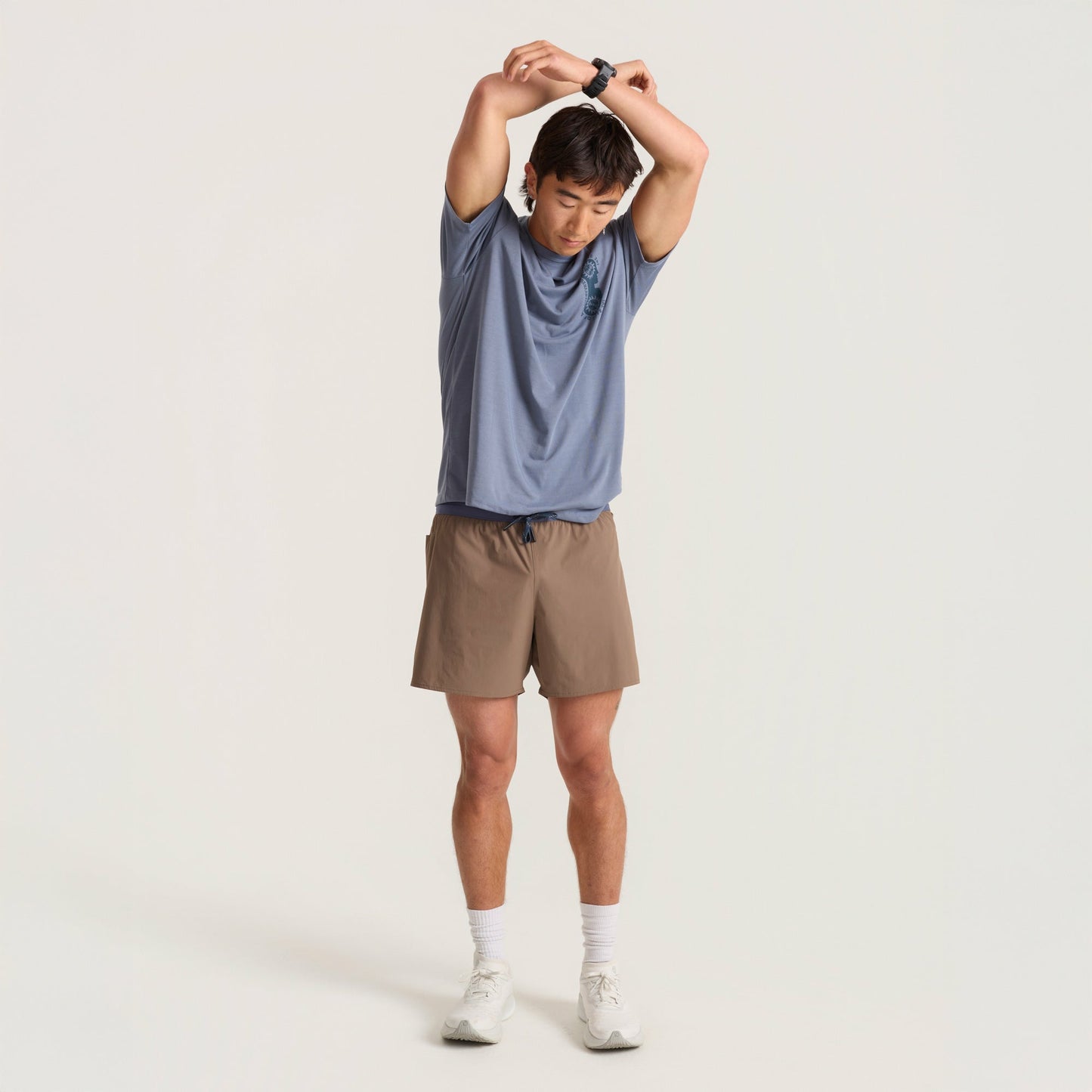 Men|Run / Active Alta 5" Shorts in Faded Brown